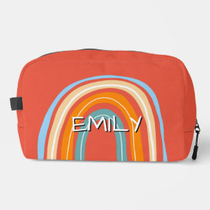 Cute regenboog toilettas voor kinderen Voeg aangep Toilettasje