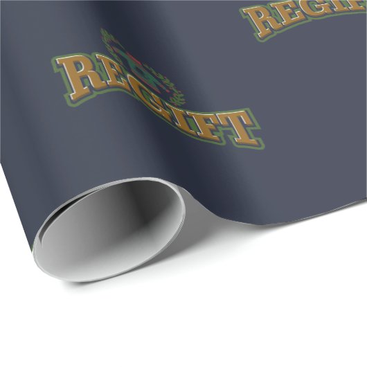 Cute Regift Funny Holiday Cadeaupapier (Rol Hoek)