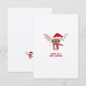 Cute Reindeer (Voorkant / Achterkant)