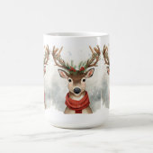 Cute Reindeer Christmas coffee Mug Koffiemok (Center)