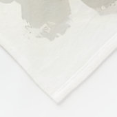 Cute Reindeer Christmas fleece Blanket (Hoek)