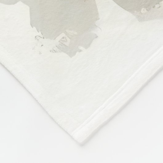 Cute Reindeer Christmas fleece Blanket (Hoek)