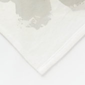 Cute Reindeer Christmas fleece Blanket Deken (Hoek)