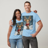 Cute reindeer christmas for festive outfits t-shirt (Unisex)