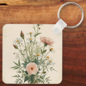 Cute Reindeer Christmas Keychain (Achterkant)