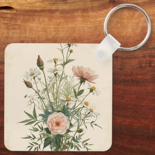 Cute Reindeer Christmas Keychain (Achterkant)