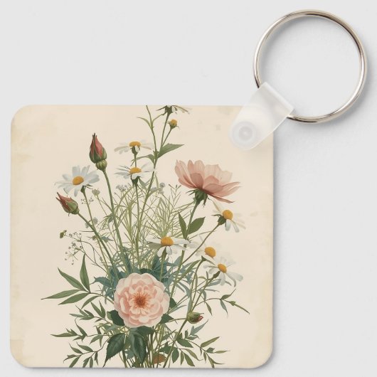 Cute Reindeer Christmas Keychain (Achterkant)