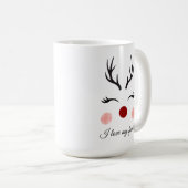 Cute Reindeer Christmas  Koffiemok (Voorkant rechts)