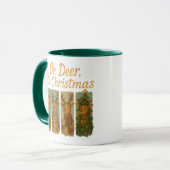 Cute Reindeer Christmas – Oh Deer Mok (Voorkant links)