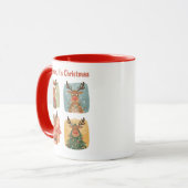 Cute Reindeer Christmas – Oh Deer Mok (Voorkant links)