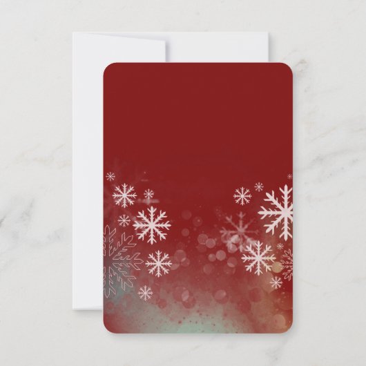 Cute Reindeer Christmas Sweatshirt – Cozy 3D Kaart (Achterkant)