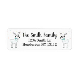 Cute Reindeer Etiket
