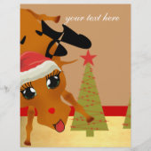 Cute Reindeer Flyer (Voorkant)