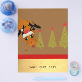 Cute Reindeer Flyer (Enkel)