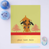 Cute Reindeer Flyer (Enkel)