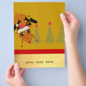 Cute Reindeer Flyer (Hand)