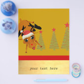 Cute Reindeer Flyer (Enkel)