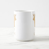 Cute Reindeer Holiday Coffee Mug Christmas Gift Koffiemok (Center)