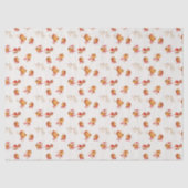 Cute Reindeer Holiday Tissuepapier (Voorkant)