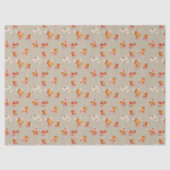 Cute Reindeer Holiday Tissuepapier (Voorkant)