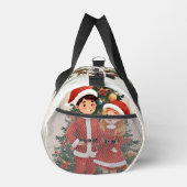 Cute Reindeer Holiday Travel Duffel For Holliday Plunjezak (Rechts)