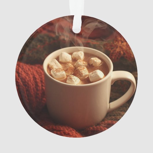 Cute Reindeer in Scarf Ornament | Kids Christmas  (achterkant)