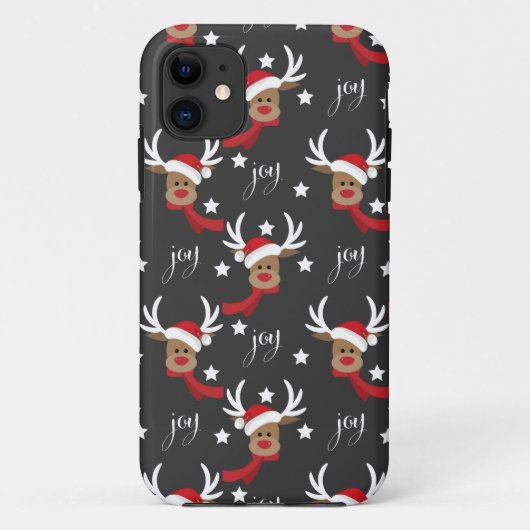 Cute Reindeer Joy Case-Mate iPhone Case (Achterkant)
