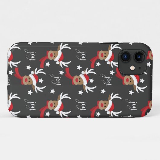 Cute Reindeer Joy Case-Mate iPhone Case (Achterkant (horizontaal))