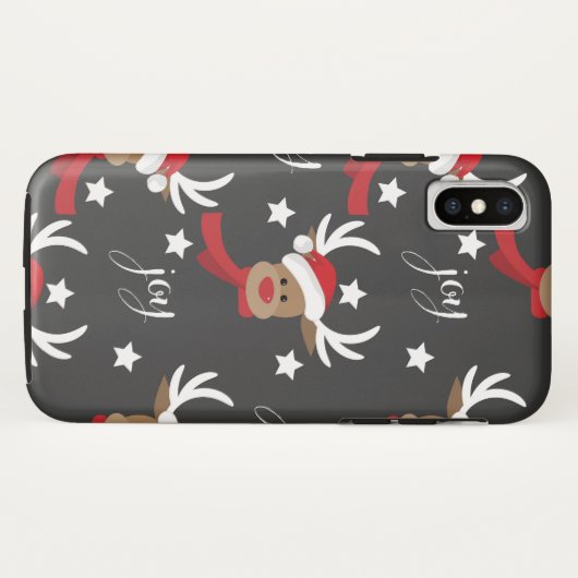 Cute Reindeer Joy Case-Mate iPhone Case (Achterkant (horizontaal))