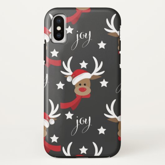 Cute Reindeer Joy Case-Mate iPhone Case (Achterkant)