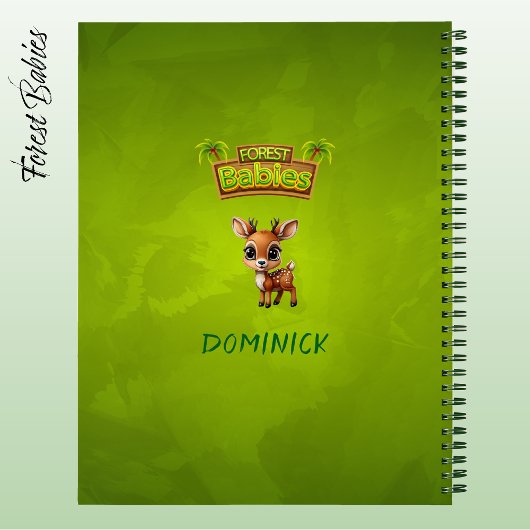 Cute Reindeer Jungle Welcome Deer Wildlife Doe 🦌 Notitieboek