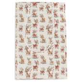 Cute Reindeer Medium Cadeauzakje (Voorkant)