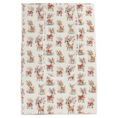 Cute Reindeer Medium Cadeauzakje (Achterkant)