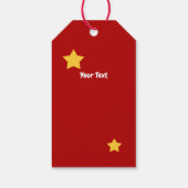 Cute Reindeer Merry Kerstmis Cadeaulabel (Achterkant)