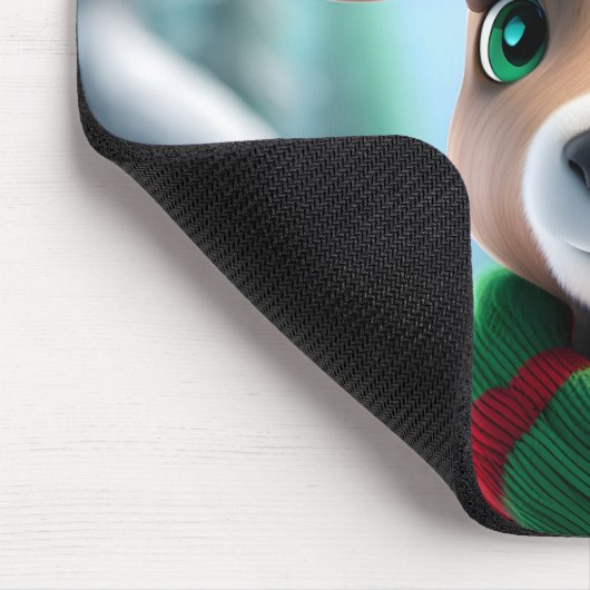 Cute Reindeer Muismat (Hoek)