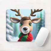 Cute Reindeer Muismat (Met muis)