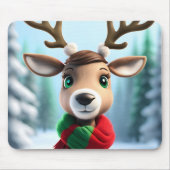 Cute Reindeer Muismat (Voorkant)
