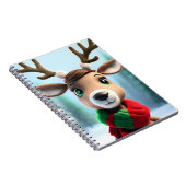 Cute Reindeer Notitieboek (Rechterzijde)