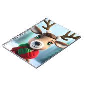 Cute Reindeer Notitieboek (Linkerzijde)