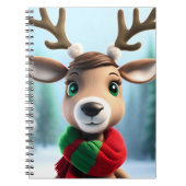 Cute Reindeer Notitieboek (Voorkant)