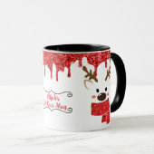 Cute Reindeer personaliseren Mok (Voorkant rechts)