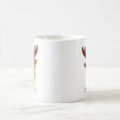 Cute Reindeer Persoonlijke kerstMok Koffiemok (Center)