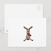 CUTE REINDEER, Rudolph Briefkaart (Voorkant / Achterkant)