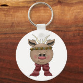 Cute Reindeer Sleutelhanger (Voorkant)