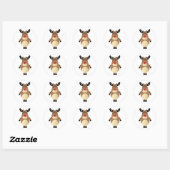 Cute Reindeer Sticker (Vel)