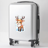 Cute Reindeer Sticker (Koffer)