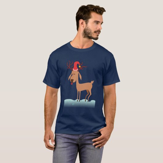 Cute Reindeer T-shirt (Voorkant volledig)