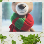 Cute Reindeer Theedoek (Gevouwen)