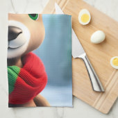 Cute Reindeer Theedoek (Quarter Fold)