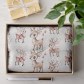 Cute  Reindeer Tissuepapier (Geschenk)